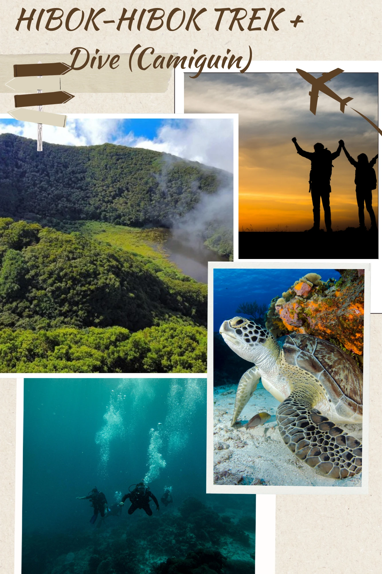 HIBOK-HIBOK TREK + Dive (Camiguin)